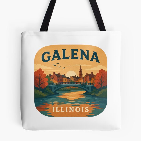Item preview, Galena Illinois: Historic River Sunset designed and sold by CircinusStore.