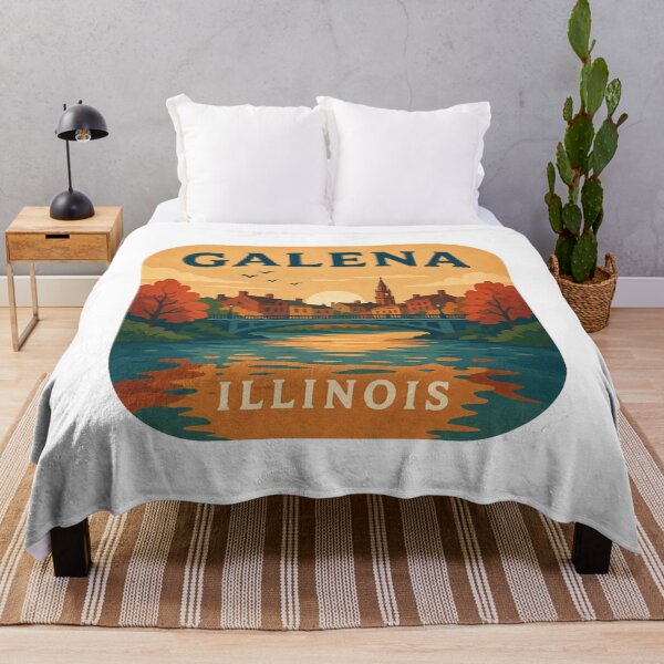 Item preview, Galena Illinois: Historic River Sunset designed and sold by CircinusStore.