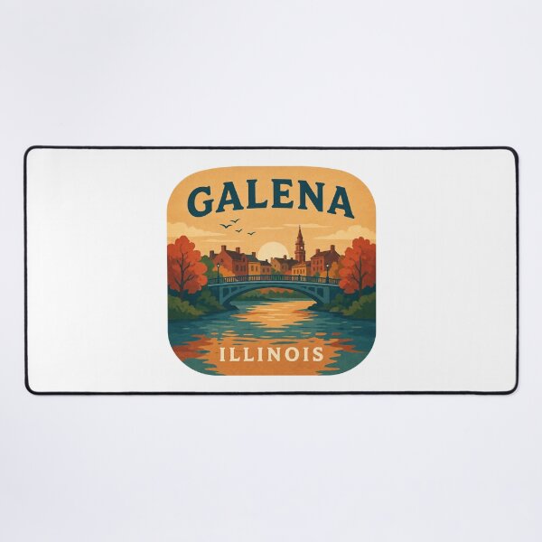 Item preview, Galena Illinois: Historic River Sunset designed and sold by CircinusStore.