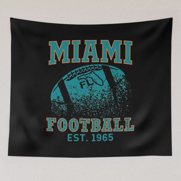 Item preview, Vintage Miami Football Est 1965 Distressed Art designed and sold by MavisMante.
