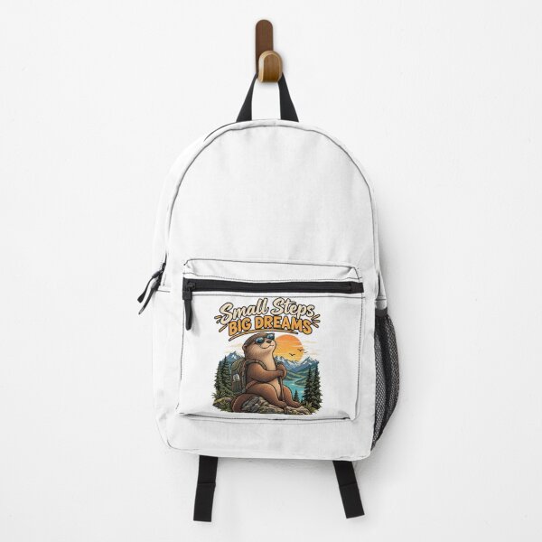 Item preview, Otter Hiking Mountain Adventure Vintage Illustration designed and sold by lovepower.
