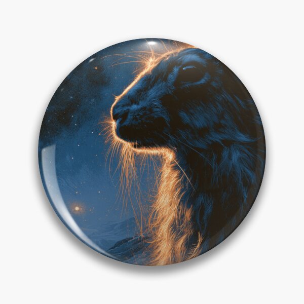 Item preview, Mystical Glowing Hare Starry Night Landscape designed and sold by NicolasGlowArt.