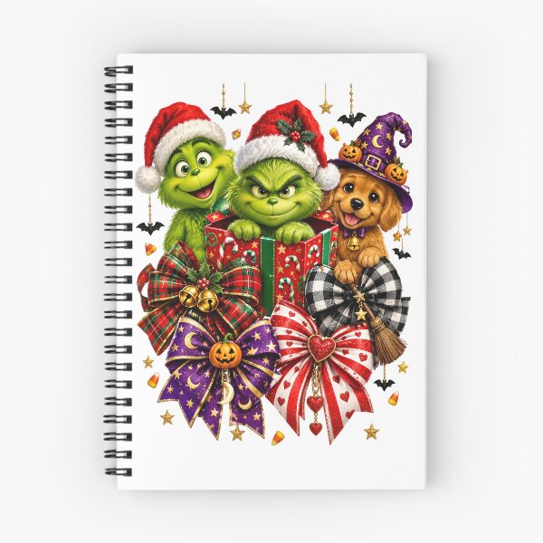 Item preview, Halloween Grinch Santa Puppy Bows designed and sold by Sovereign Supply Co..