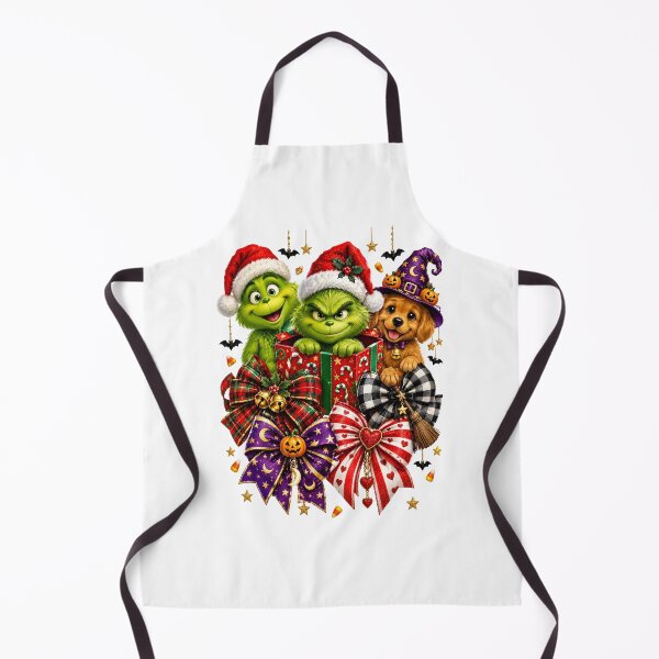 Item preview, Halloween Grinch Santa Puppy Bows designed and sold by Sovereign Supply Co..