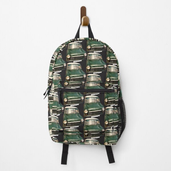 Aperçu de l'œuvre Mini voiture rétro vintage verte  créée et vendue par Tee-Shirt-Topia.