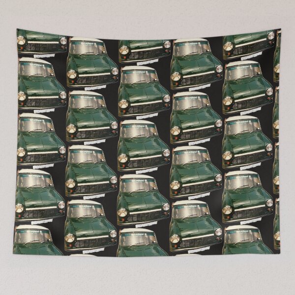Item preview, Retro vintage Mini Car Green  designed and sold by Tee-Shirt-Topia.