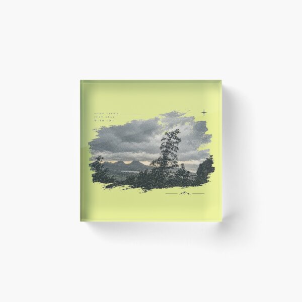 Item preview, Some Views Just Stay With You – Vintage Mountain Landscape Travel Design designed and sold by EdgeSphere.
