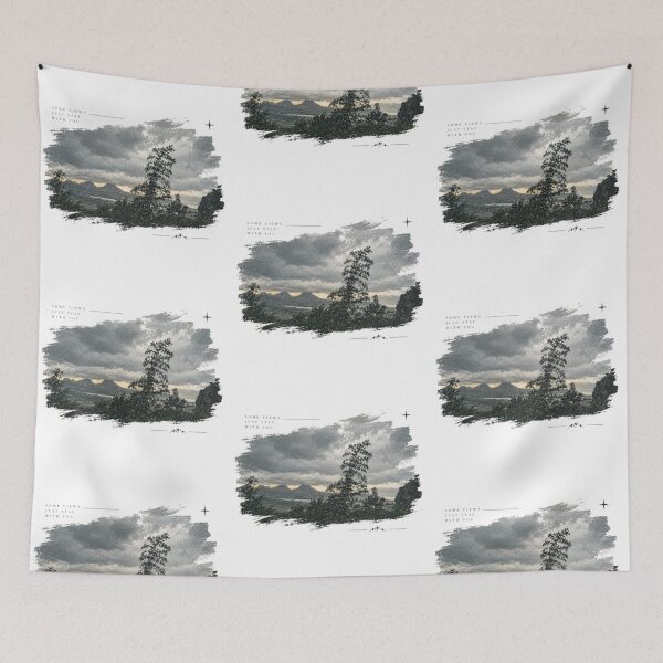 Item preview, Some Views Just Stay With You – Vintage Mountain Landscape Travel Design designed and sold by EdgeSphere.