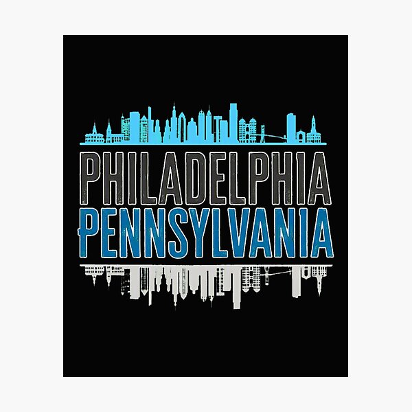 Item preview, Philadelphia Pennsylvania City Skyline Chalk  designed and sold by Jamrpenter.