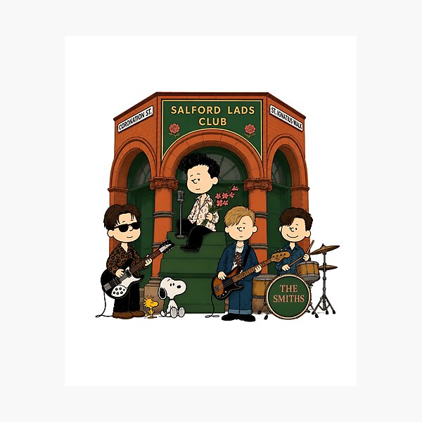 Item preview, Salford Lads Club Smiths Peanuts Style  designed and sold by PunSprout.
