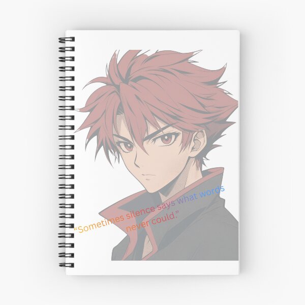 Item preview, Silent Strength Anime Quote designed and sold by ShivrajPaws.