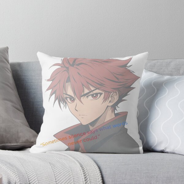 Item preview, Silent Strength Anime Quote designed and sold by ShivrajPaws.