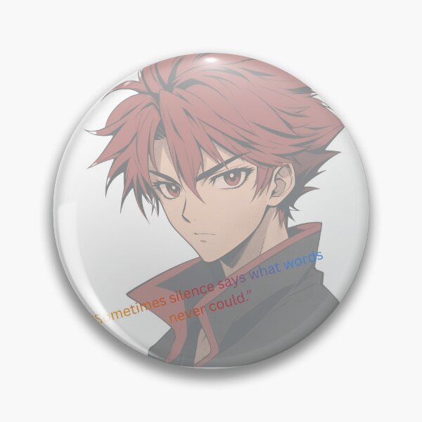 Item preview, Silent Strength Anime Quote designed and sold by ShivrajPaws.