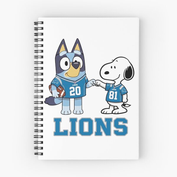 Item preview,  Bluey And Snoopy Detroit Football Buddies designed and sold by DamianRoy88.