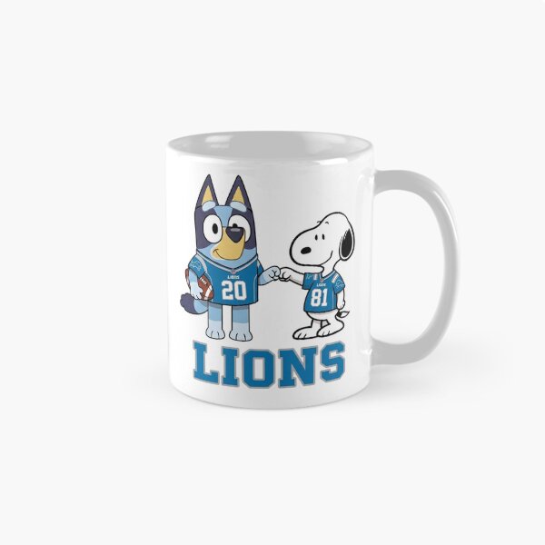 Item preview,  Bluey And Snoopy Detroit Football Buddies designed and sold by DamianRoy88.