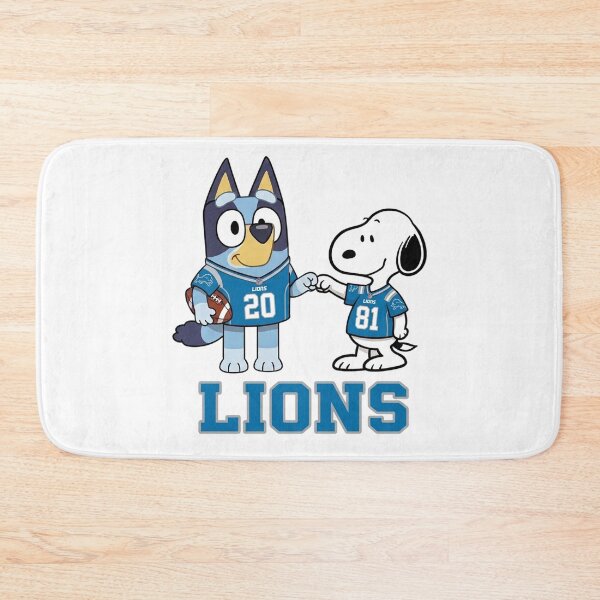 Item preview,  Bluey And Snoopy Detroit Football Buddies designed and sold by DamianRoy88.