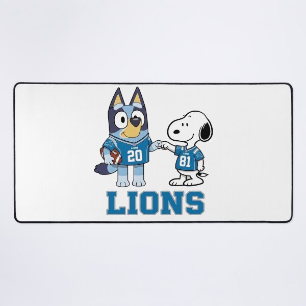 Item preview,  Bluey And Snoopy Detroit Football Buddies designed and sold by DamianRoy88.