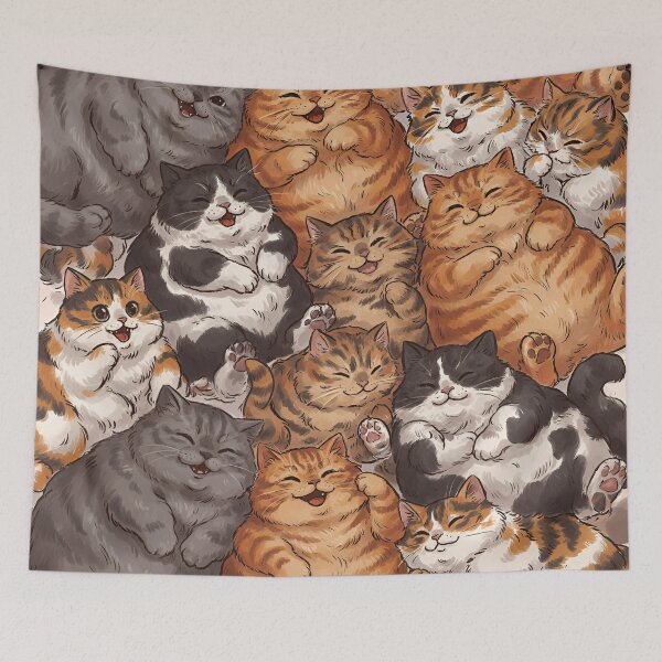 Item preview, Chubby Cats Club designed and sold by chillaxcats.