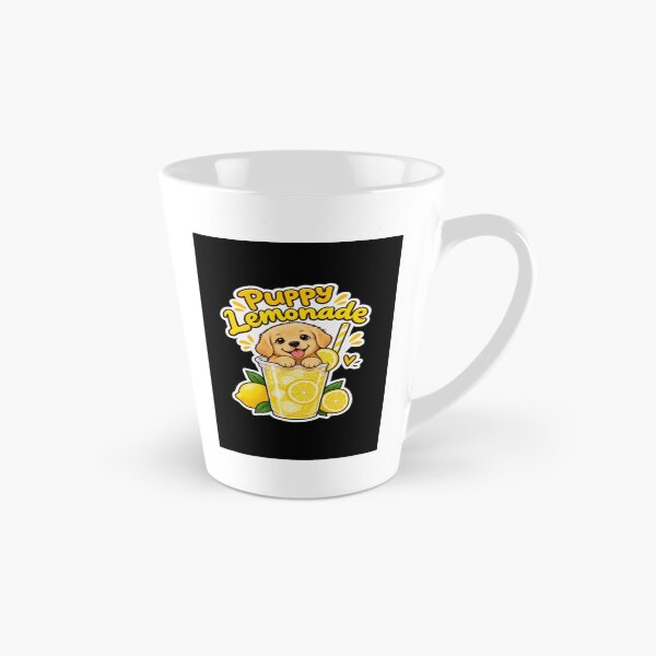Item preview, Cute Puppy Lemonade – Adorable Dog Drinking Lemonade Summer Sticker designed and sold by trendydesign422.