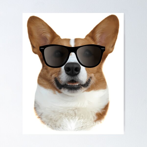 Item preview, Cool Corgi With Sunglasses designed and sold by uyndonG-rey.
