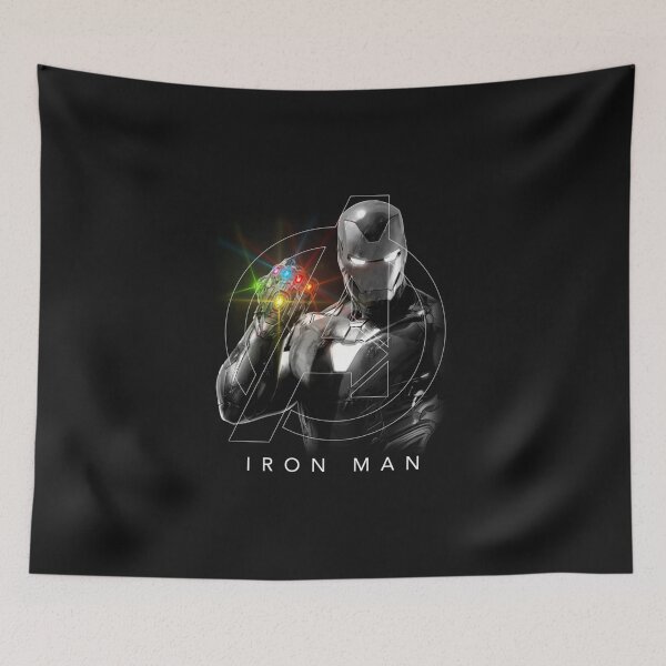 Item preview, Marvelzz Avengersss Endgame Glowing Stones Logo Overlay Portrait designed and sold by deepbsimran.