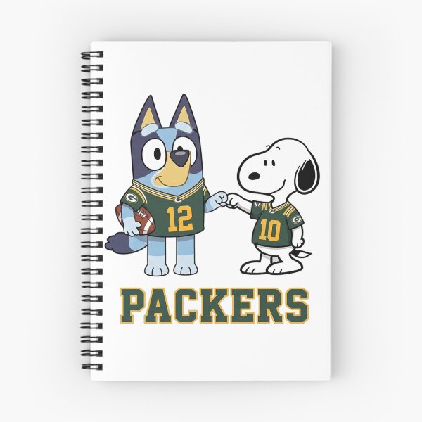Item preview, Bluey And Snoopy Green Bay Football Buddies designed and sold by DamianRoy88.