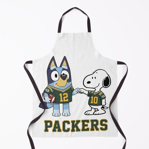 Item preview, Bluey And Snoopy Green Bay Football Buddies designed and sold by DamianRoy88.