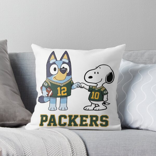 Item preview, Bluey And Snoopy Green Bay Football Buddies designed and sold by DamianRoy88.