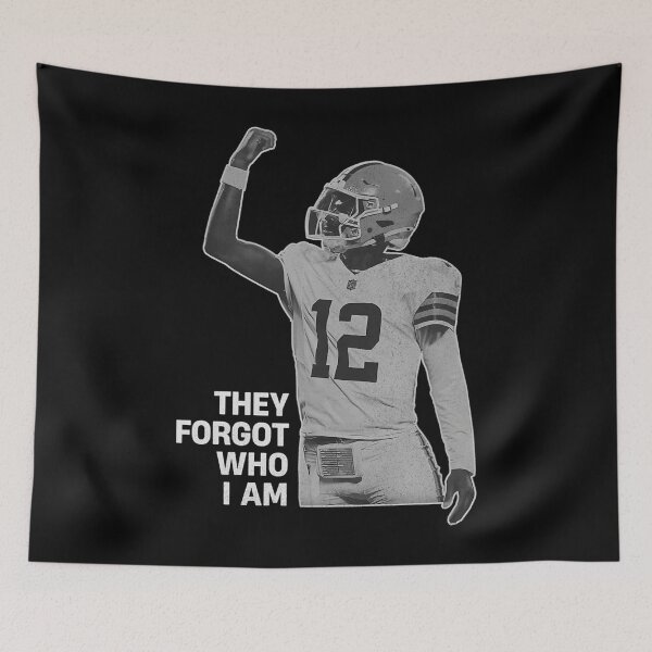 Item preview, Shedeur Sander They Forgot Who I Am - Cleveland Dawg Pound designed and sold by Artsy Pies.