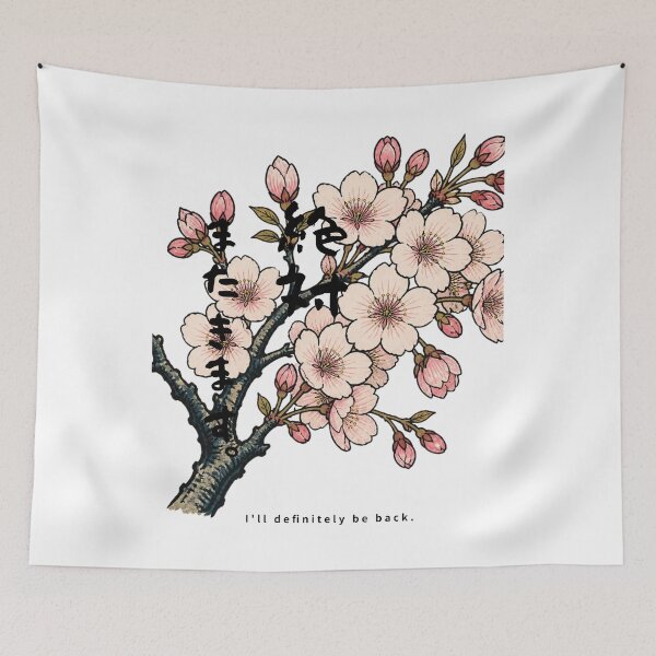 Item preview, Ill Definitely Be Back | Ukiyo-e Sakura | Japanese Design designed and sold by JapanMemoir.