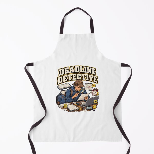 Item preview, Deadline Detective – Funny College Student Study Humor designed and sold by Print-Mingle01.
