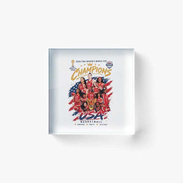 Item preview, USA 2026 Fiba Women’s World Cup Champions Dreams-Unity-Victory designed and sold by KendraBall.