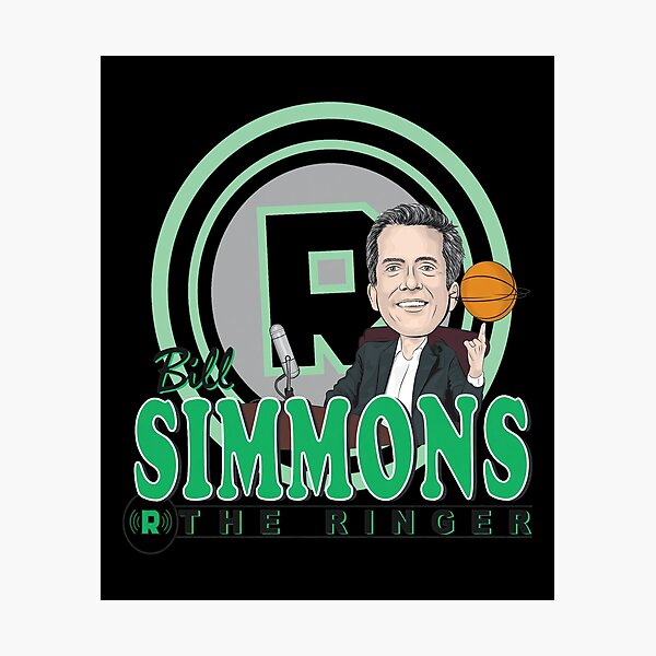 Item preview, Bill Simmons Podcast Host Caricature Art designed and sold by MavisMante.