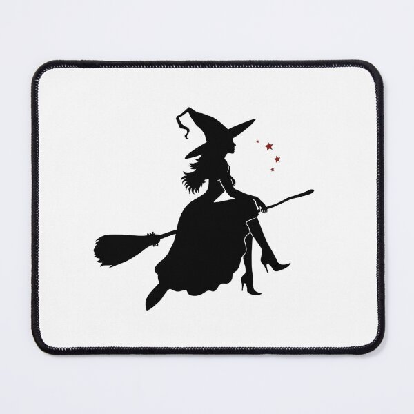 Item preview, Midnight Witch – Minimalist Black Silhouette designed and sold by Cavalier-org.