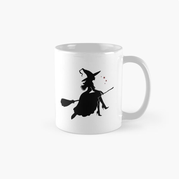 Item preview, Midnight Witch – Minimalist Black Silhouette designed and sold by Cavalier-org.