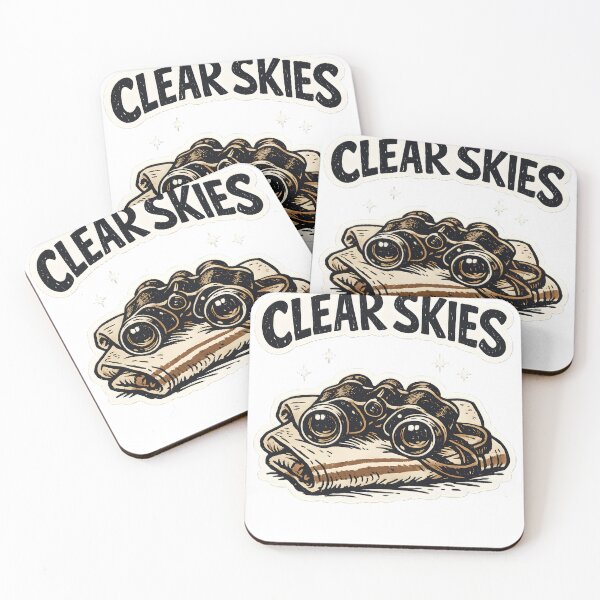 Item preview, Clear Skies Stargazing Binoculars Astronomy T-Shirt designed and sold by Naviora.