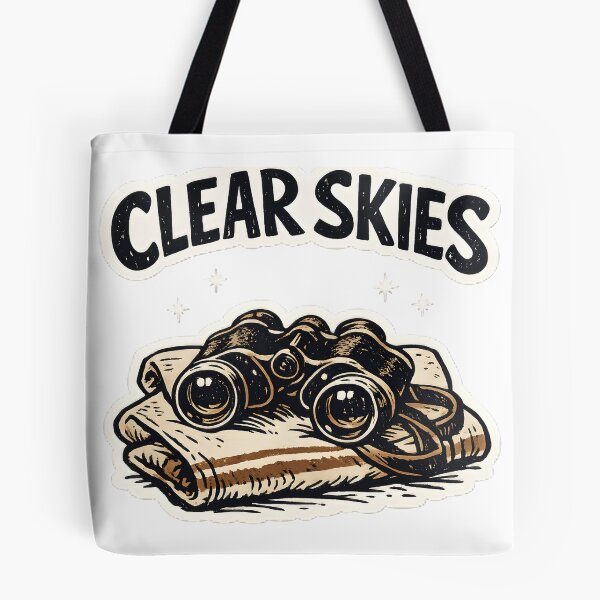 Item preview, Clear Skies Stargazing Binoculars Astronomy T-Shirt designed and sold by Naviora.