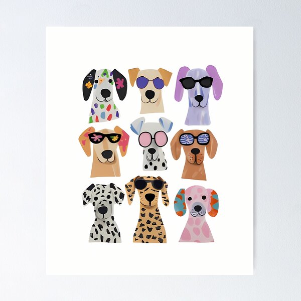Item preview, Cool Dachshund In Ugly Sweater  Pop Art Dog With Sunglasses And Patchwork Knit Sticker designed and sold by uyndonG-rey.