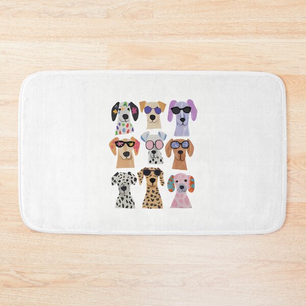 Item preview, Cool Dachshund In Ugly Sweater  Pop Art Dog With Sunglasses And Patchwork Knit Sticker designed and sold by uyndonG-rey.