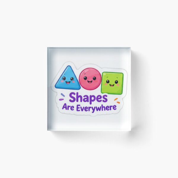 Item preview, Cute Shapes Are Everywhere Learning Design designed and sold by LearnFunStore.