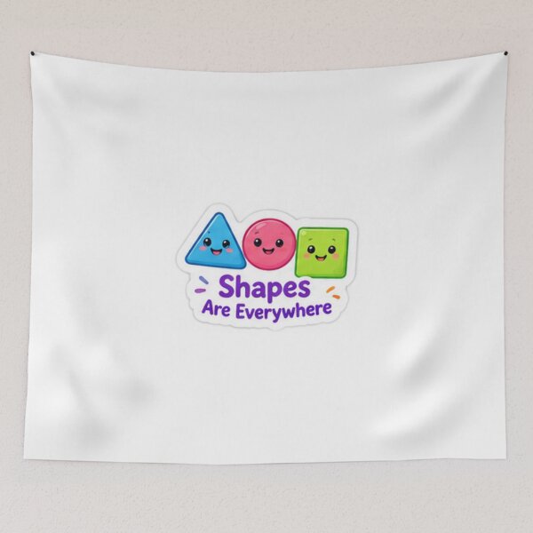 Item preview, Cute Shapes Are Everywhere Learning Design designed and sold by LearnFunStore.