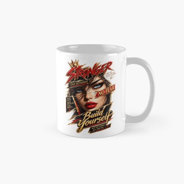 Item preview, Stronger Than Yesterday No Fear Build Yourself designed and sold by KLERIKSTORE.