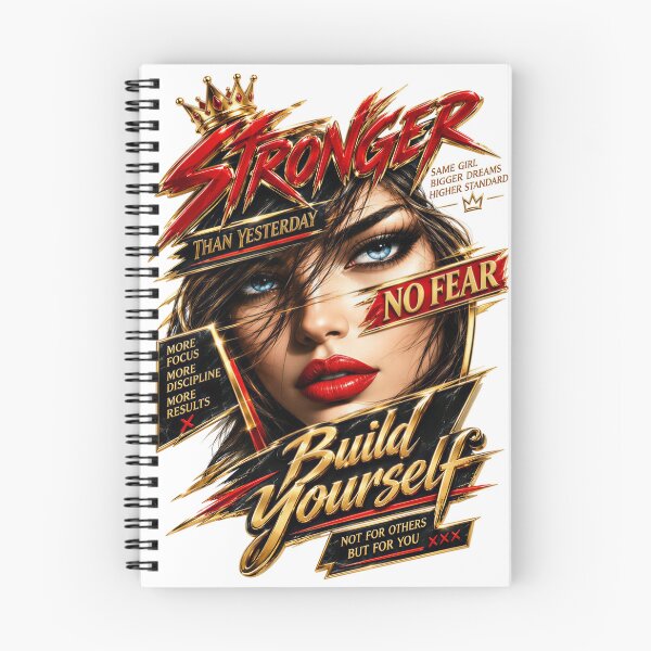 Item preview, Stronger Than Yesterday No Fear Build Yourself designed and sold by KLERIKSTORE.