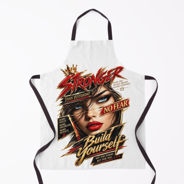 Item preview, Stronger Than Yesterday No Fear Build Yourself designed and sold by KLERIKSTORE.