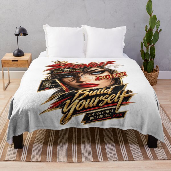 Item preview, Stronger Than Yesterday No Fear Build Yourself designed and sold by KLERIKSTORE.