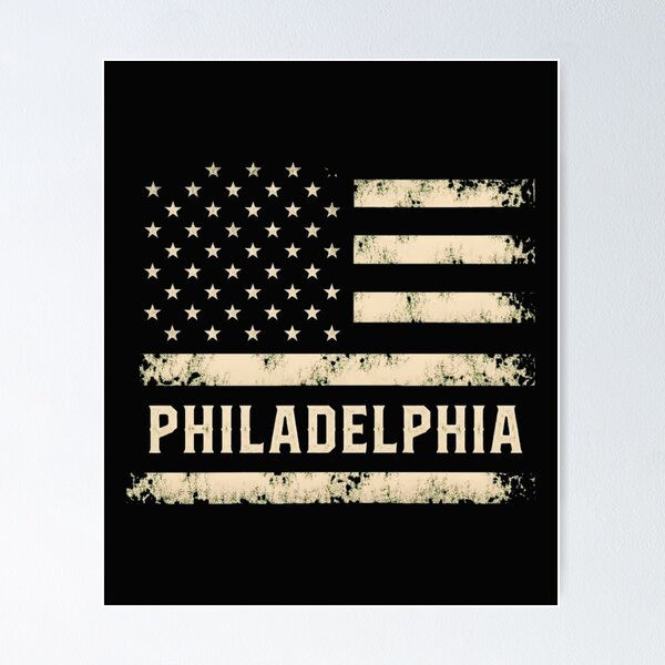 Item preview, Philadelphia Distressed USA Flag  designed and sold by Jamrpenter.