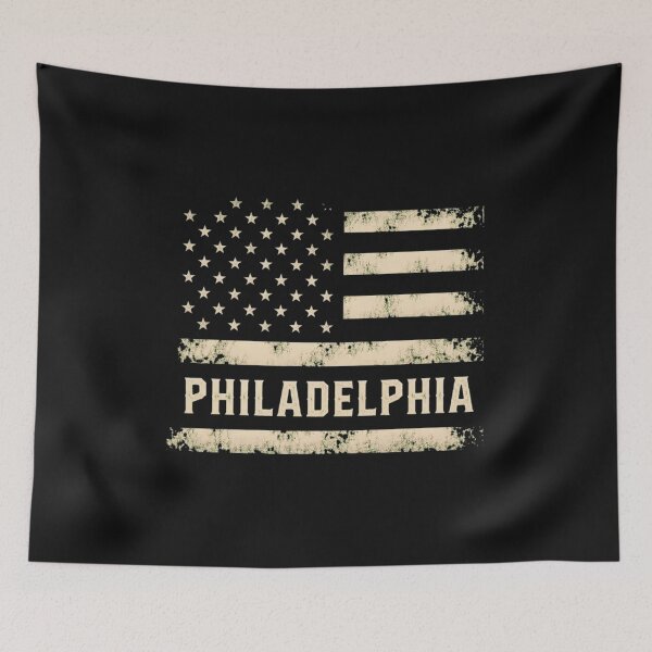 Item preview, Philadelphia Distressed USA Flag  designed and sold by Jamrpenter.
