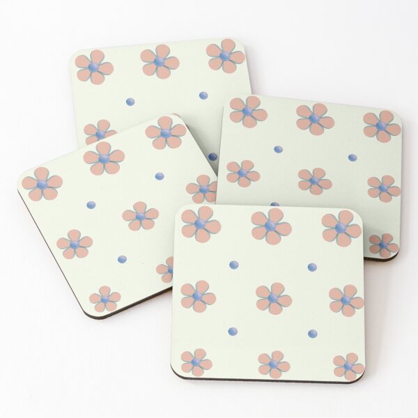 Item preview, Pink Blue Flowers, Pink Floral Patterns, Floral Artwork designed and sold by Art Shimmers.