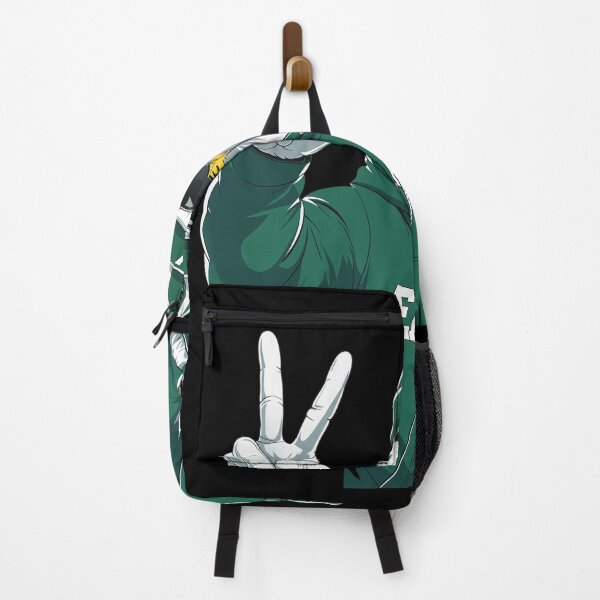 Item preview, Cool Bird Mascot Peace Sign Green White designed and sold by MavisMante.