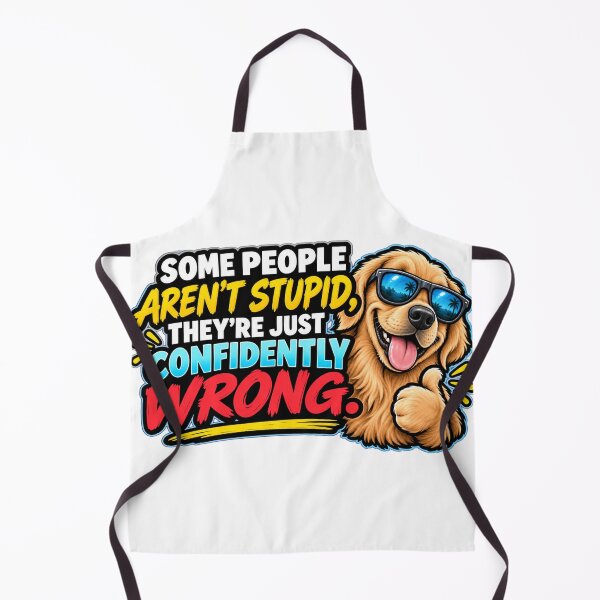 Item preview, Confidently Wrong Funny Dog Design designed and sold by Kenzie & Co.